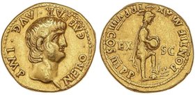 ROMAN COINS: ROMAN EMPIRE
Áureo. Acuñada el 62-63 d.C. NERÓN. ROMA y LUGDUNUM. Anv.: NERO CAESAR AVG. IMP. Cabeza descubierta de Nerón a derecha. Rev...