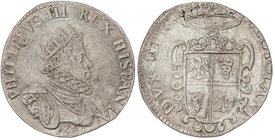 SPANISH MONARCHY: PHILIP III
Ducatón. 1608. MILÁN. Anv.: PHILIPPVS III REX HISPANIA. 31,75 grs. AR. RARA. Dav-3997; KM-3.2; Vti-34. MBC.