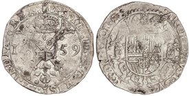 SPANISH MONARCHY: PHILIP IV
Patagón. 1659. TOURNAI. 27,9 grs. AR. Pequeños restos de brillo original. BONITA PIEZA. Vanhoudt-645.TO; Vti-1142. MBC+....