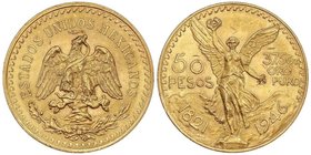 WORLD COINS: MEXICO
50 Pesos. 1946. 41,62 grs. AU. Centenario Independencia. (Rayitas). Fr-172; KM-481. SC-.