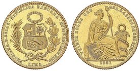 WORLD COINS: PERU
20 Soles. 1951. LIMA. 9,36 grs. AU. Brillo original. Fr-80; KM-229. SC-.