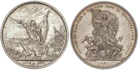 WORLD COINS: SWITZERLAND
Lote 2 monedas 5 Francos. 1874 y 1881. FESTIVAL DE TIRO: SAINT GALLEN y FRIBURGO. AR. KM-S12, S15. EBC- y EBC.