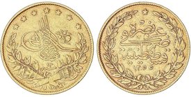WORLD COINS: TURKEY
100 Kurush. 1255 d.H./13. ABDUL MEJID (1839-1861 d.C.). 6,98 grs. AU. Fr-120; KM-679. MBC.
