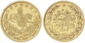 WORLD COINS: TURKEY
100 Kurush. 1255 d.H./16. ABDUL MEJID (1839-1861 d.C.). 7,08 grs. AU. Fr-120; KM-679. MBC.