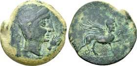 IBERIA. Castulo. Ae Unit (Early 2nd century BC).