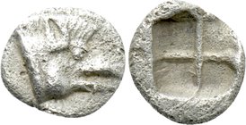 GREEK. Uncertain. Tetartemorion (5th century BC).