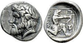 THRACE. Thasos. Drachm (Circa 411-400 BC).