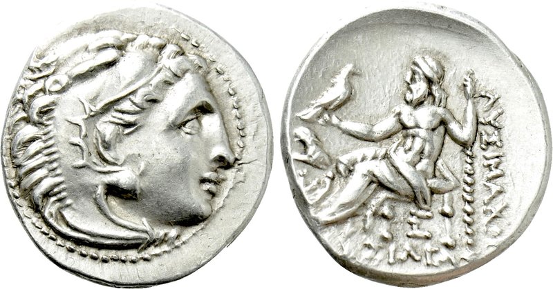 KINGS OF THRACE (Macedonian). Lysimachos (305-281 BC). Drachm. Lysimacheia. 

...