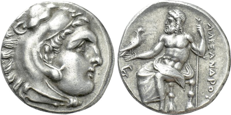 KINGS OF MACEDON. Alexander III 'the Great' (336-323 BC). Drachm. Lampsakos. 
...