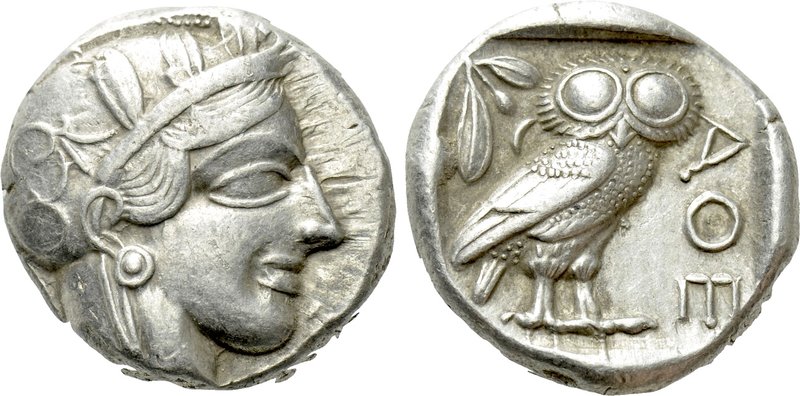ATTICA. Athens. Tetradrachm (Circa 454-404 BC). 

Obv: Helmeted head of Athena...