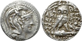 ATTICA. Athens. Tetradrachm (132/2 BC). New Style Coinage. Amfikrates, Epistratos and Eidi, magistrates.
