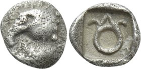 ASIA MINOR. Uncertain. Tetartemorion (Circa 450-400 BC).
