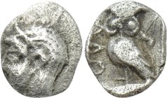 ASIA MINOR. Uncertain. Tetartemorion (Circa 5th century BC).