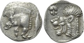 MYSIA. Kyzikos. Hemiobol (450-400 BC).