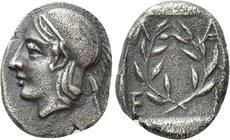 AEOLIS. Elaia. Diobol (Circa 450-400 BC).