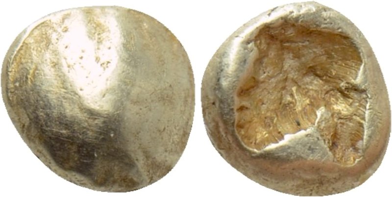 IONIA. Uncertain. EL 1/24 Stater (Circa 650-600 BC). 

Obv: Plain globular sur...