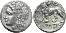 IONIA. Miletos. Drachm (Circa 352-325 BC). Posis, magistrate.