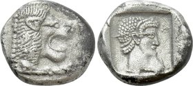 CARIA. Knidos. Drachm (Circa 500-490 BC).