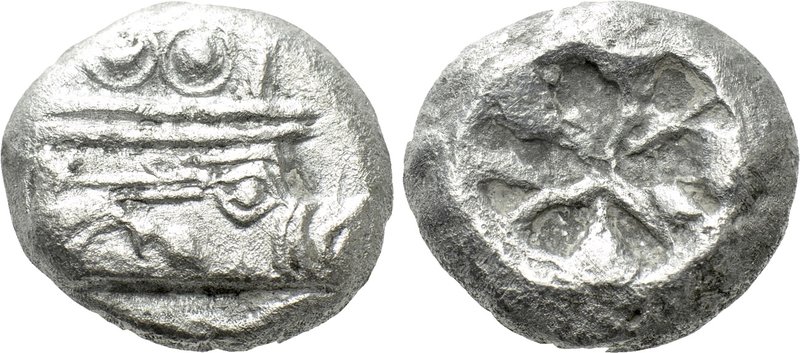 LYCIA. Phaselis. Stater (Circa 530-500 BC). 

Obv: Prow of galley right, termi...