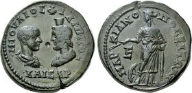 MOESIA INFERIOR. Marcianopolis. Philip II, with Serapis (Caesar, 244-247). Ae Pentassarion.