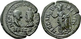THRACE. Mesembria. Philip II, with Serapis (244-249). Ae.