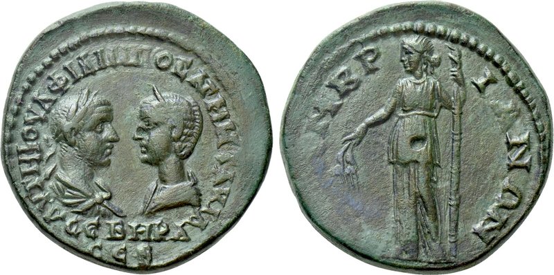 THRACE. Mesembria. Philip I the Arab with Otacilia Severa (244-249). Ae. 

Obv...