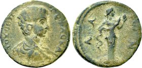 LACONIA. Las. Geta (Caesar, 198-209). Ae Assarion.
