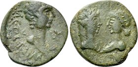MYSIA. Cyzicus. Britannicus with Antonia and Octavia (41-55). Ae. Struck under Tiberius or Nero.
