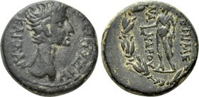 PHRYGIA. Aezanis. Augustus (27 BC-14 AD). Ae. Tiberius, Menander (Dated 19-23 AD), magistrate.