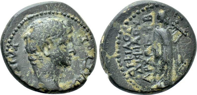 PHRYGIA. Hierapolis. Augustus (27 BC-14 AD). Ae. Diphilus, son of Diphilus, arch...