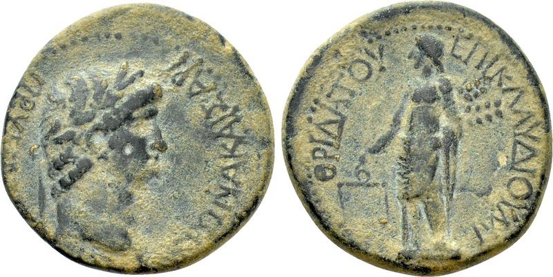 PHRYGIA. Prymnessus. Nero (54-68). Ae. Ti. Ioulios Proklos, magistrate. 

Obv:...