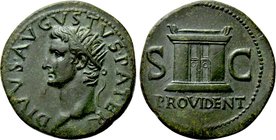 DIVUS AUGUSTUS (Died 14). As. Rome. Struck under Tiberius.