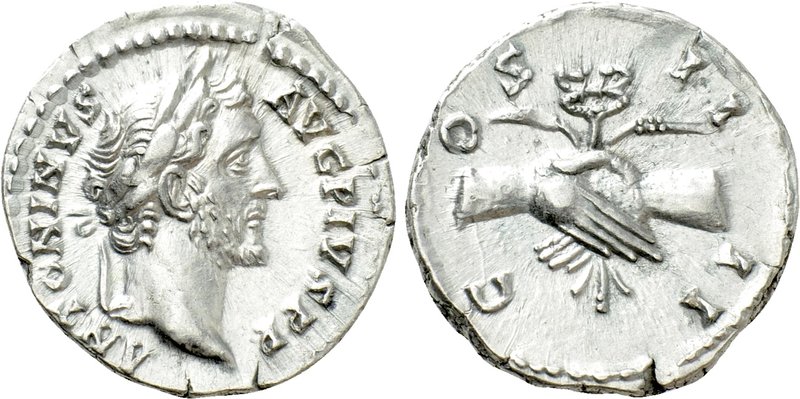 ANTONINUS PIUS (138-161). Denarius. Rome. 

Obv: ANTONINVS AVG PIVS P P. 
Lau...