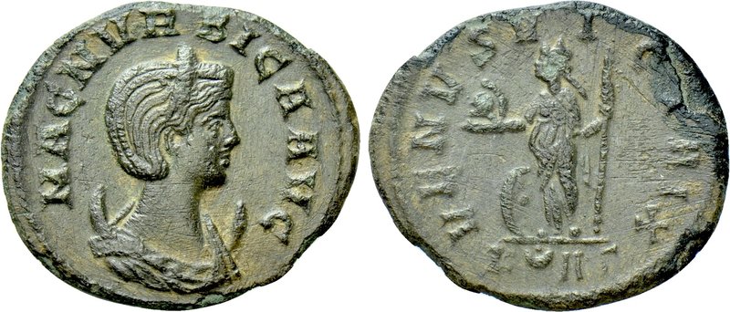 MAGNIA URBICA (Augusta, 283-285). Antoninianus. Rome. 

Obv: MAGN VRBICA AVG. ...