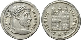 DIOCLETIAN (284-305). Argenteus. Thessalonica.