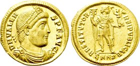 VALENS (364-378). GOLD Solidus. Nicomedia.