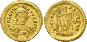 MARCIANUS (450-457). GOLD Solidus. Constantinople.