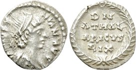 OSTROGOTHS. Athalaric (526-534). 1/4 Rom. In the name of Byzantine emperor  Justinian I.