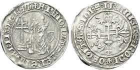 CRUSADERS. Knights of Rhodes (Knights Hospitaller). Raymond Berenger (Grand Master, 1365-1374). Asper or Demi-gigliato.