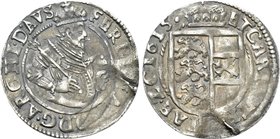HOLY ROMAN EMPIRE. Archduke Ferdinand III (1590-1620). Halbbatzen or 2 Kreuzer (1615). Klagenfurt.