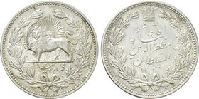 IRAN. Muzaffar Al-Din Shah (1896-1907). 5 Krans or 5000 Dinars. AH 1320 (1902).