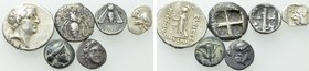6 Greek Coins.