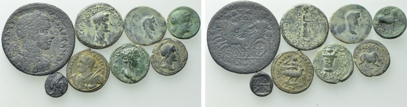 8 Ancient Coins. 

Obv: .
Rev: .

. 

Condition: See picture.

Weight: ...