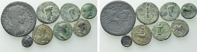 8 Ancient Coins.