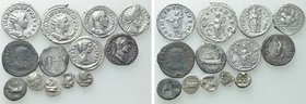 12 Roman and Greek Coins.