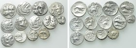 13 Greek Coins; Istros, Alexander the Great etc.