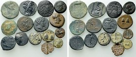 15 Greek Coins.