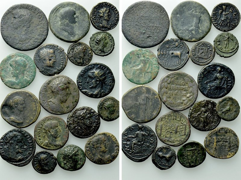 17 Roman Provincial Coins. 

Obv: .
Rev: .

. 

Condition: See picture.
...