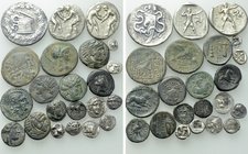 22 Greek Coins; Aspendos, Kyzikos etc..