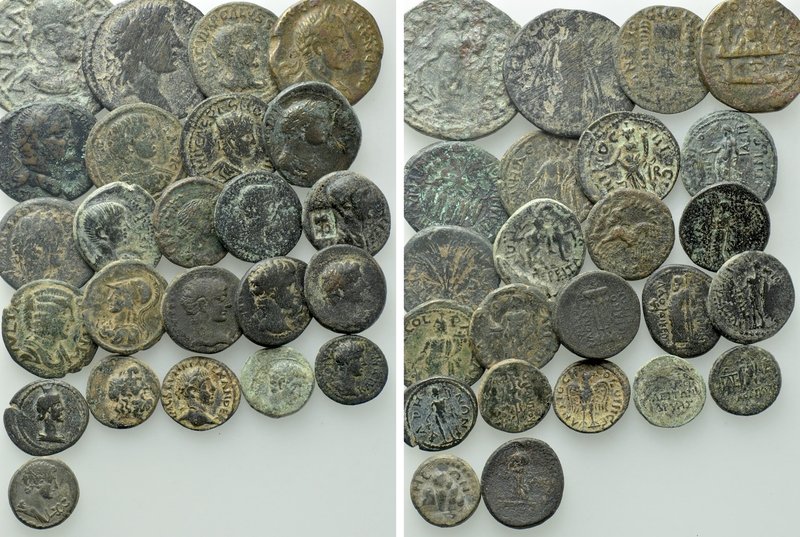 24 Roman Provincial Coins. 

Obv: .
Rev: .

. 

Condition: See picture.
...